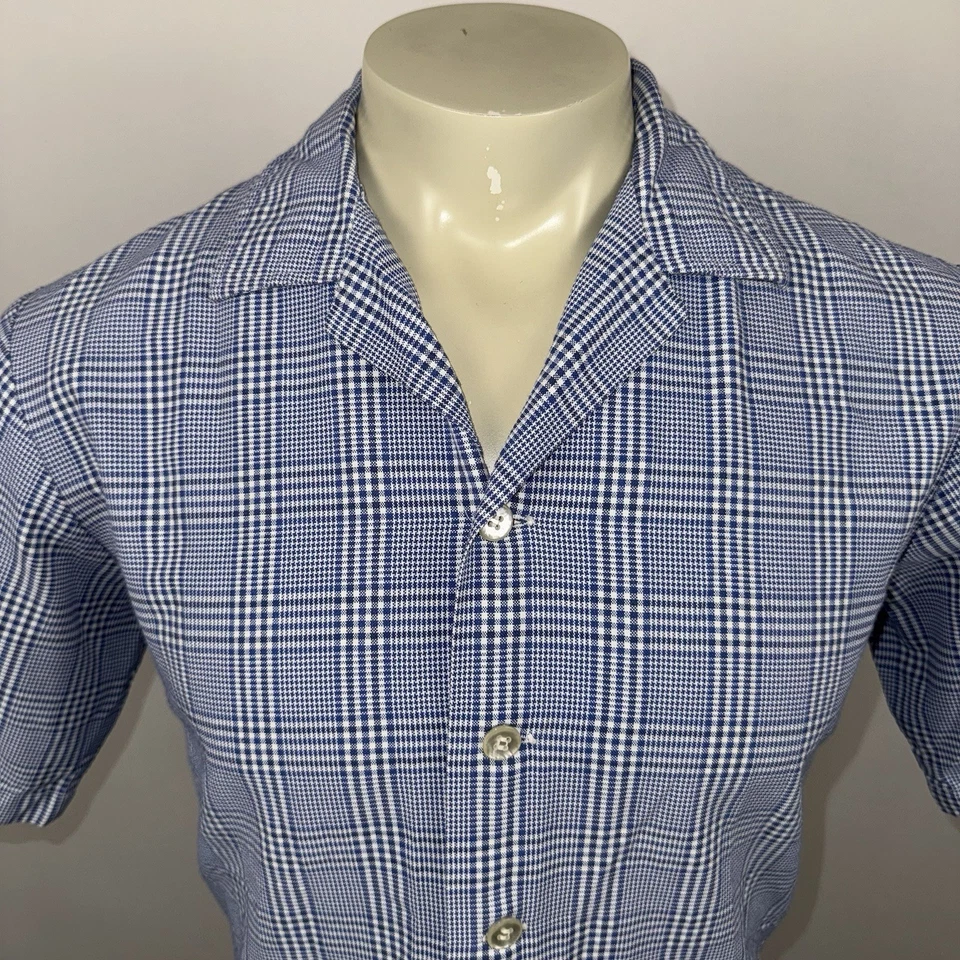 Camisa túnica Jantzen vintage años 50 60 abotonada MCM Rockabilly atómica EE. UU. Para hombres mediana Foto 4 de 4