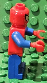 Lego Spider-Man 1 Tobey Maguire Minifigure spd001 Silver Webbing Sets 4851,4852