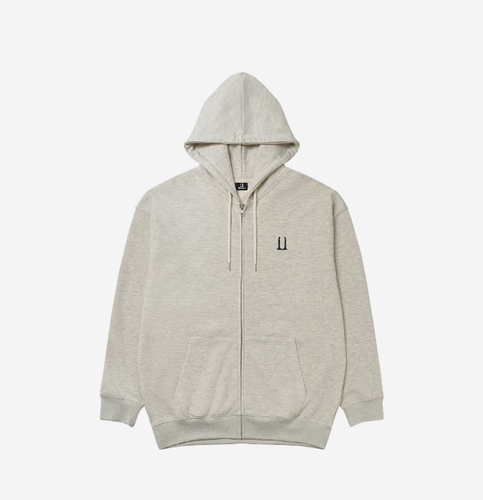 G-DRAGON Ubermensch Hoodie Zip-Up Oatmeal Korea 100% Authentic - Bild 16 von 17