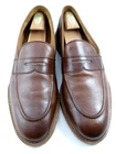 Allen Edmonds "RANDOLPH" VERSE Slip-On Penny Loafers 14 E Chili WORN ONCE (836N)