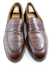 Allen Edmonds "RANDOLPH" VERSE Slip-On Penny Loafers 14 E Chili WORN ONCE (836N)