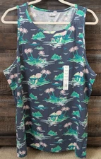 NEW with Tags Sonoma Goods For Life Mens XLarge Tropical Supersoft Tank Top