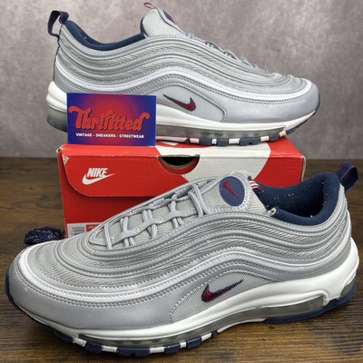 Nike Air Max 97 OG SP Puerto Rico Size 11.5 DH2319-001 Silver Men s Sneakers OG