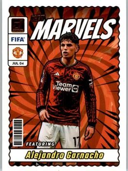 Alejandro Garnacho 2023-24 Donruss - Net Marvels #14 - Manchester United