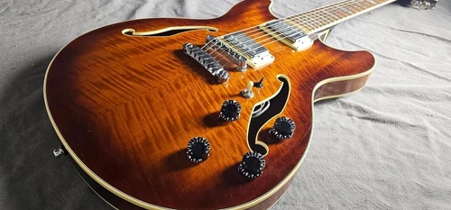 SWEET  IBANEZ AS83-VLS-12-01  ARTCORE UPGRADE W GIBSON 500/496 P/Us CTS POTS TAP