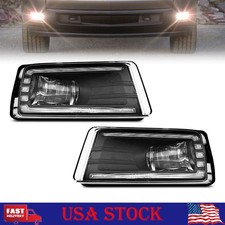LED Fog Lights Lamps For 2007-2014 Chevy Silverado Suburban Avalanche Tahoe DRL