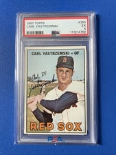 1967 TOPPS #355 CARL YASTRZEMSKI BOSTON RED SOX NEWLY GRADED  PSA 5 (EX) HOF