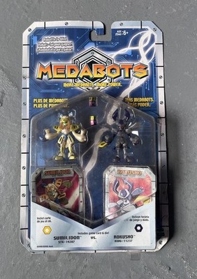 Hasbro Carded 2-pack MEDABOTS Sumilidon vs. Rokusho Action Figures 2002