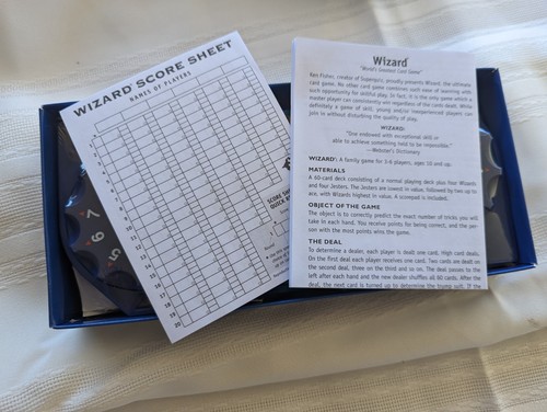 Wizard Card Game Deluxe Edition By Ken Fisher ~ AUTHENTIC Original Playing Set - Picture 4 of 4