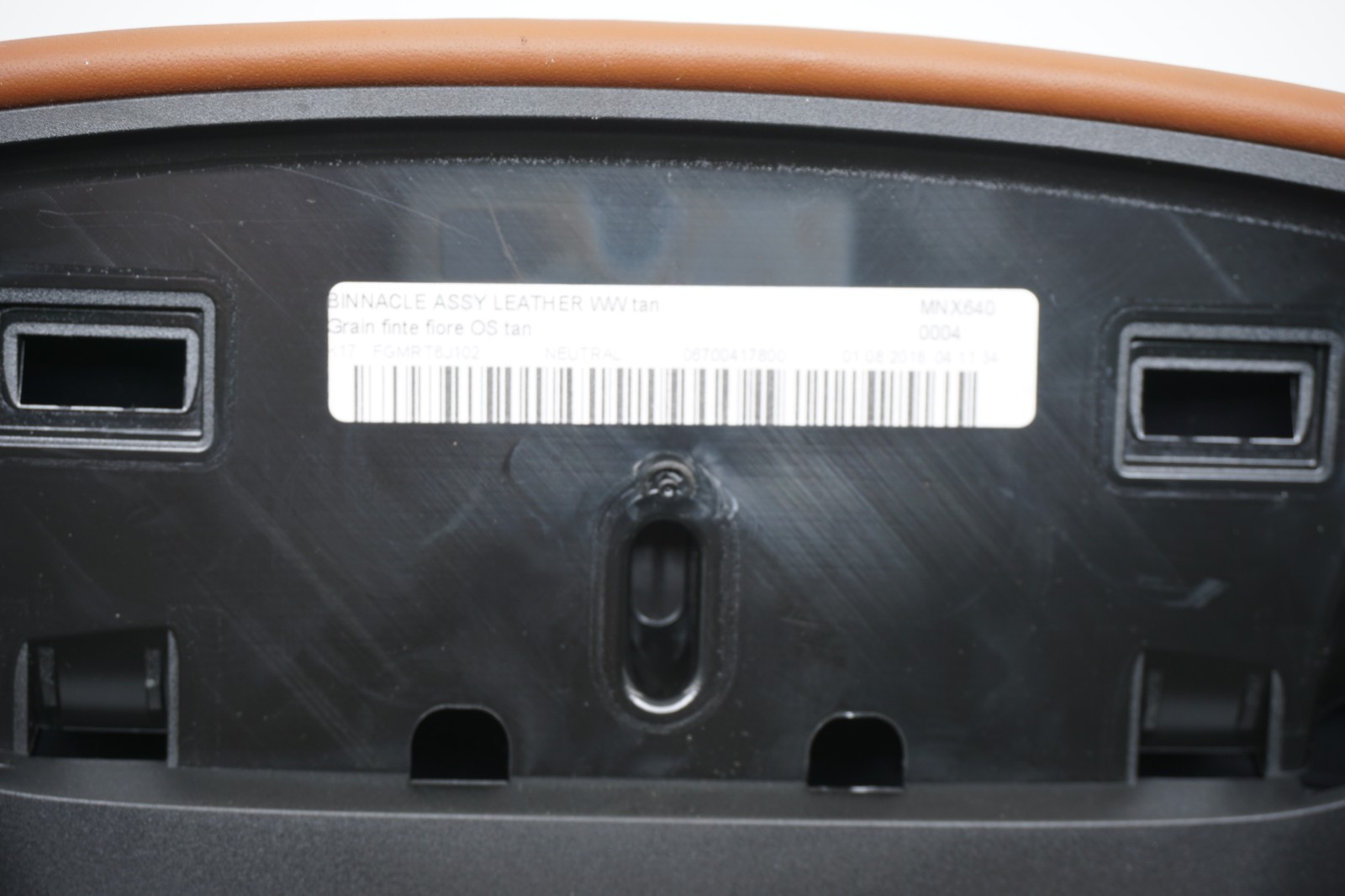 2017-2020 MASERATI GHIBLI OEM UPPER DASH SPEEDOMETER CLUSTER TRIM COVER
