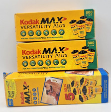 Kodak Max x8 800  x5 400 Versatility Plus 35MM Color Print Film 13 Rolls