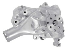 1969-86 Chevrolet Small Block Long Water Pump Polished Aluminum 1969-86 Chevrolet Small Block Long Water Pump Polished Aluminum