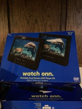 Watch Onn Double Screen Portable DVD Player .