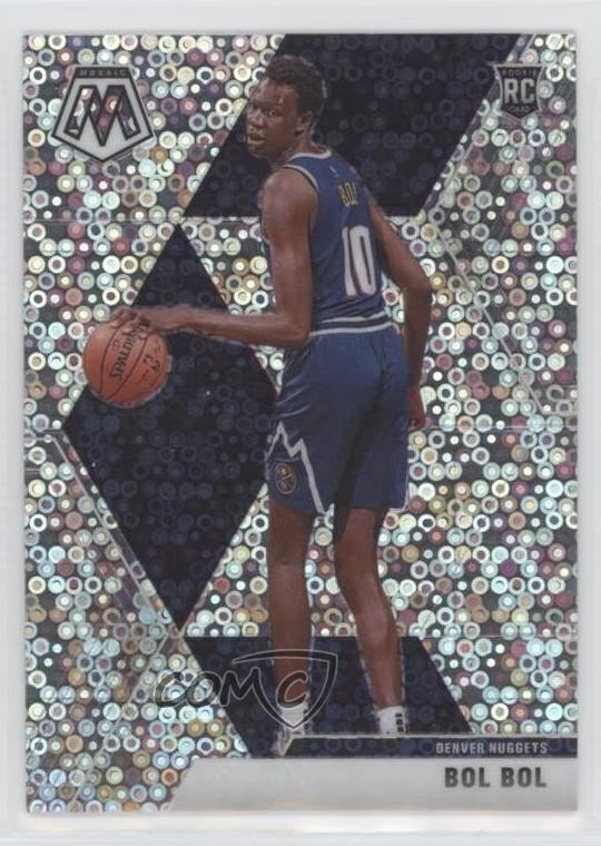 2019-20 Panini Mosaic Rookies Fast Break Silver Prizm Bol Bol #222 Rookie RC 0x1