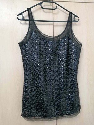 Damen Schwarze Tanktop