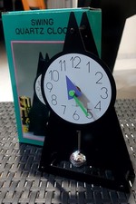 Orologio Vintage anni '80 "Swing" Design Postmoderno Stile Memphis RARO con Box 