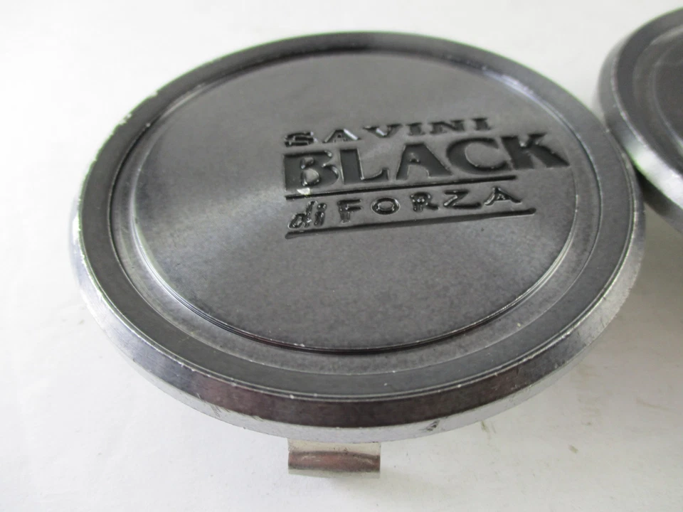 NEGRO DI FORZA SAVINI 2 3/4" DRK. TAPA CENTRAL RUEDA GRIS negra* #C-SA02 (PARA 2) Foto 2 de 4