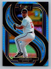 JOHN SMOLTZ 2025 Panini Select Light Blue Prizm SER # /199