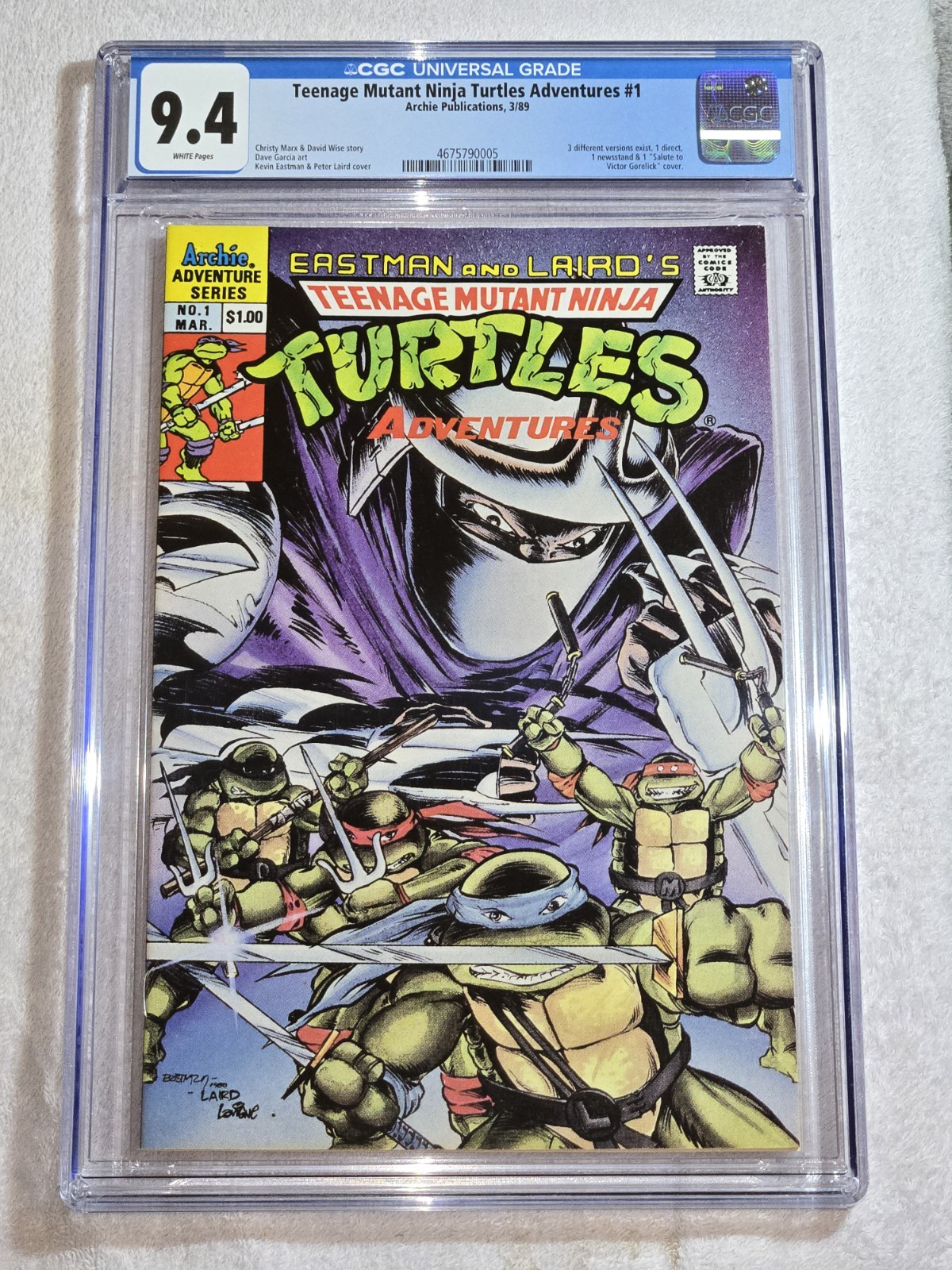 Teenage Mutant Ninja Turtles Adventures #1 Value - GoCollect