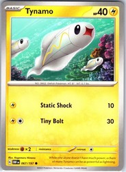 Tynamo 067/197 Obsidian Flames Common Pokemon Card