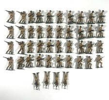 Lot of 44 Vintage Plastic MPC Army Men Figures Playset Soldiers