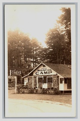RPPC Roadside Eureka Springs, AR, Mount Air Camp Postcards for Sale.