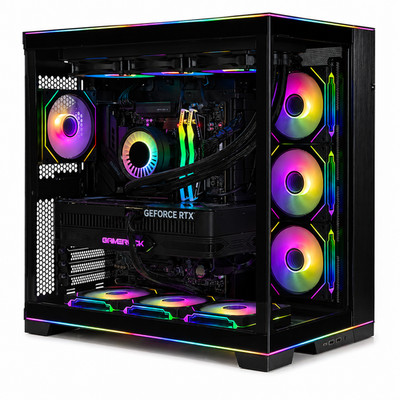 GAMING PC AMD Ryzen 9800X3D / RTX 5080 / 6TB NVMe SSD / 128GB DDR5 / Windows 11