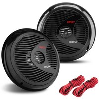 2 Pyle PLMR80B Dual Cone Lautsprecher 24,4 Cm 90 Watt RMS Impedanz 4 Ohm Schwarz