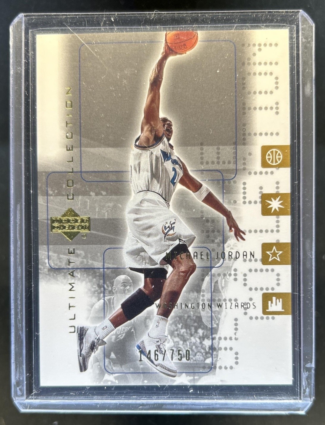 2001-02 Upper Deck Ultimate Collection Michael Jordan #/750 Wizards