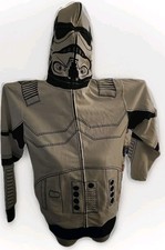 Lucasfilms Star Wars Stormtrooper Full Front Zip Up Hoodie Size M