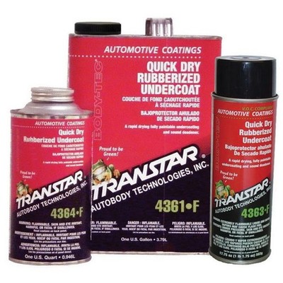 Transtar TRP4361-F 1 gal Quick Dry Rubberized Undercoat - Black