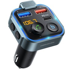 Bluetooth 5.3 FM Transmitter for Car, PD 20W  QC 3.0  Stronger Microphone ...