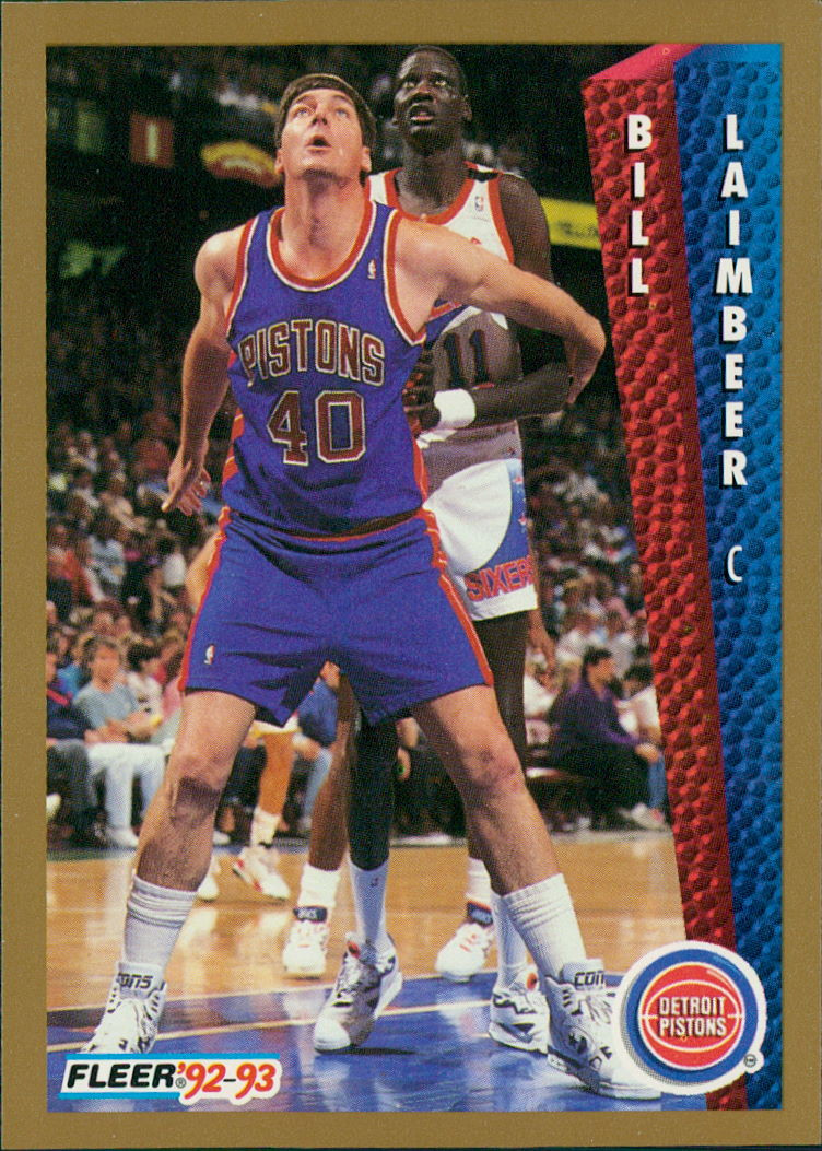 1992-93 Fleer - Bill Laimbeer #64