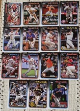 2024 Topps Series 2 Baseball Cards Lot Of 15 All New Fresh Pulls