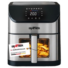 Grafner Heißluftfritteuse 8L Airfryer Fritteuse digital Display