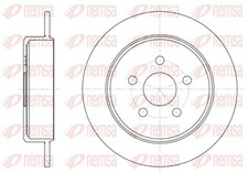 2x Bremsscheibe REMSA 6901.00 für CHRYSLER CRUISER DODGE PL PT NEON LE 270mm 2