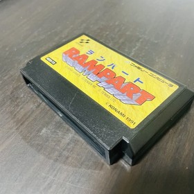 Rampart Nintendo Famicom Konami 1991 Japanese Version KDS-73 Simulation Retro