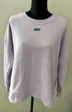DKNY Ladies Crewneck Fleece Sweatshirt Size XXL Lavender