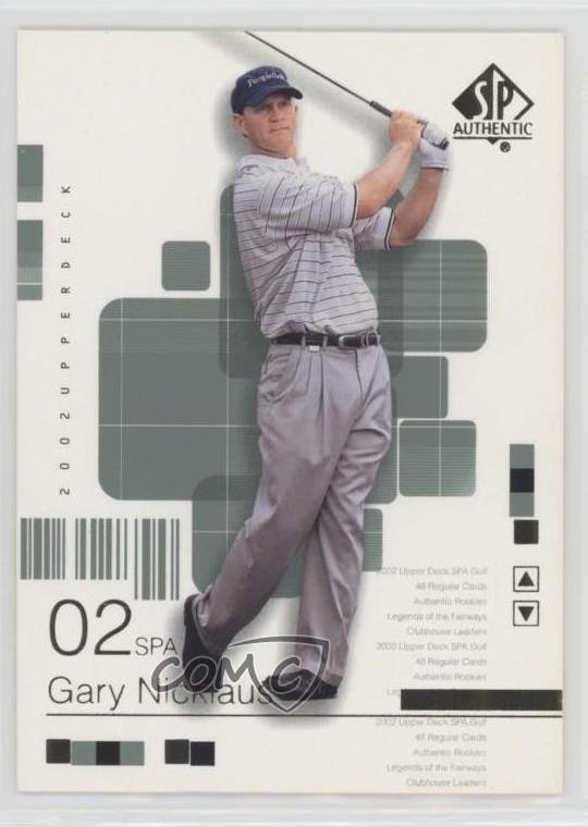 2002 SP Authentic Gary Nicklaus #40SPA 0c41