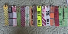 Northwest Orient International Baggage Destination Tags Never used