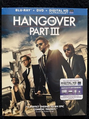 The Hangover Part III (Blu-ray + DVD. 2013) With Slipcover