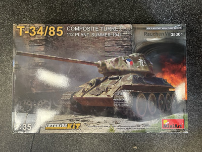 MINIART 1/35 T-34/85 COMPOSITE TURRET 112 PLANT. Modellbausatz Sommer 1944