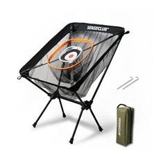 Foldable Chipping Net with Mat  Balls, Indoor Golf Practice Chipping Pro Net