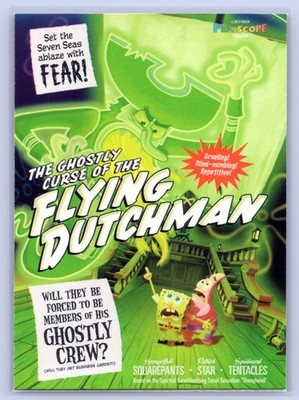 2009 Topps SpongeBob SquarePants B-Movie Poster #82 ''FLYING DUTCHMAN''  Series 1