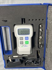 Shimpo FGE-5XY Digital Force Gauge With A/C Adapter And Accessories Powers On