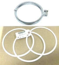 McMaster-Carr VNE Corp 304SS Heavy Duty Clamp W/ Wing Nut Kit 13MHHM8.0 NOS