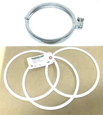McMaster-Carr VNE Corp 304SS Heavy Duty Clamp W/ Wing Nut Kit 13MHHM8.0 NOS