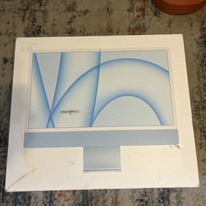 Écran LCD Complet Avec Vitre Pour IMac 24" M1 2021 (A2439) - 4.5K Retina - Bleu - Neuf