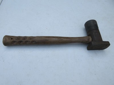 Vintage Blacksmiths Anvil Flatter Hammer Metalworking Tool