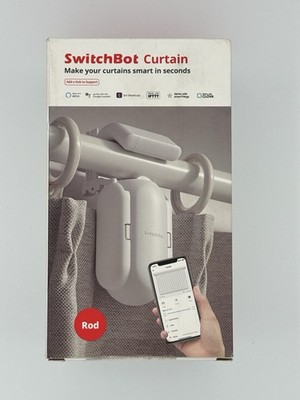 SwitchBot Automatic Curtain Opener - Bluetooth Remote Control Smart Curtain
